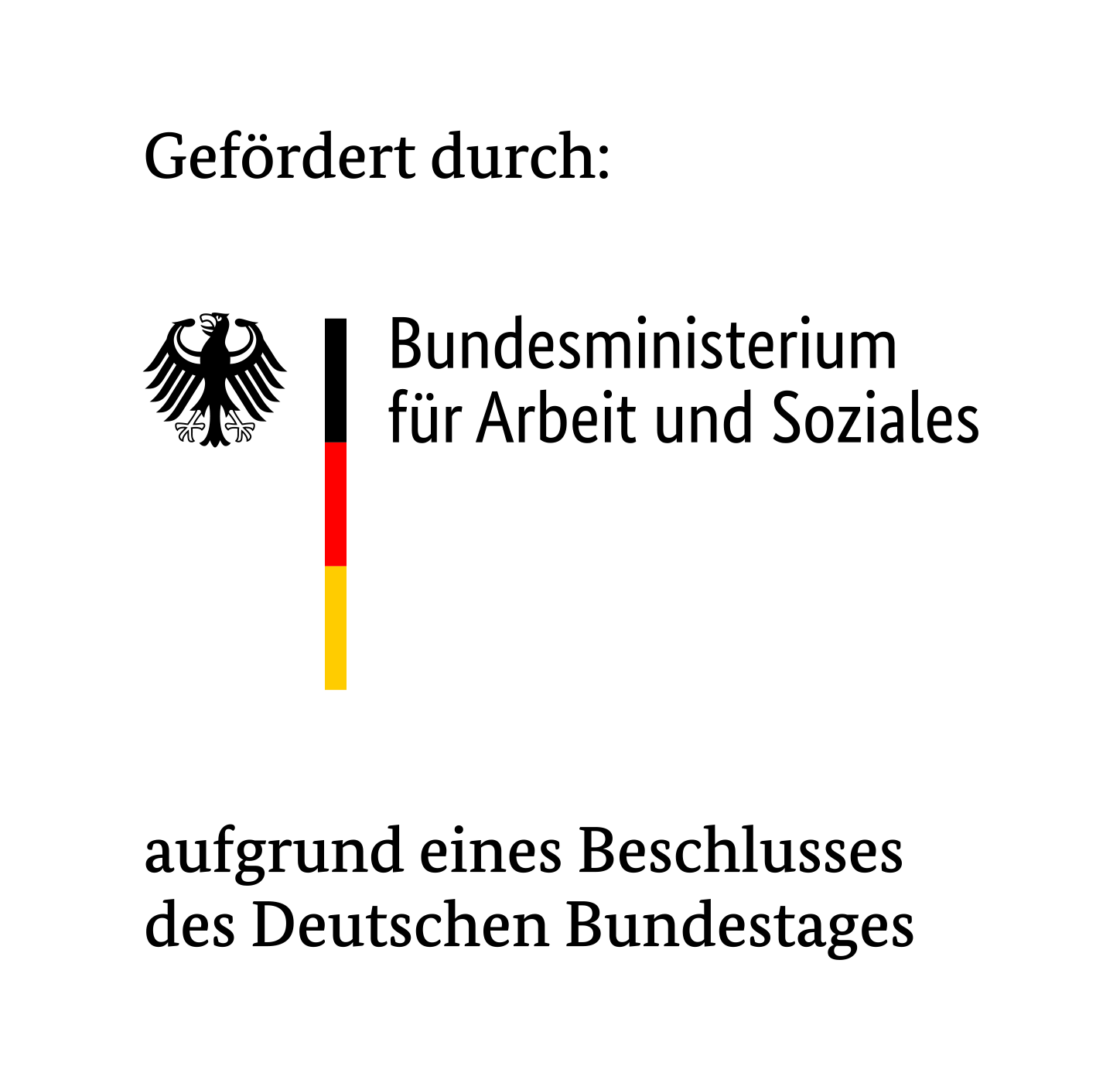 Logo Bundesministerium für Arbeit und Soziales
